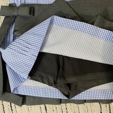 HERMES 25S PLEATED MIDI SKIRT 220