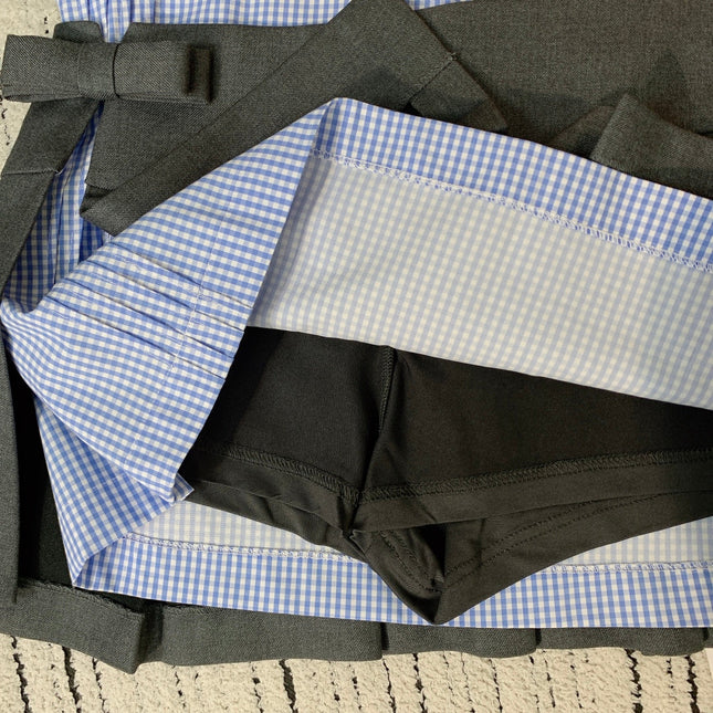 HERMES 25S PLEATED MIDI SKIRT 220