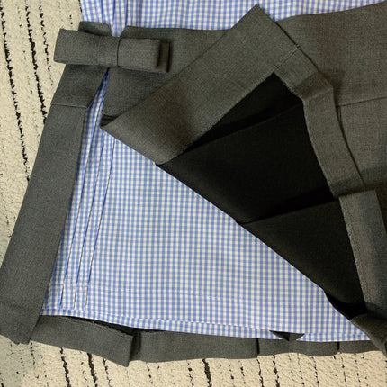 HERMES 25S PLEATED MIDI SKIRT 220