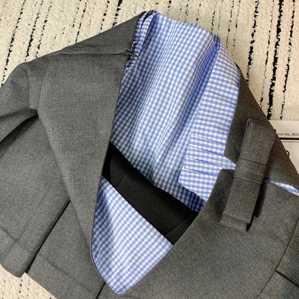 HERMES 25S PLEATED MIDI SKIRT 220