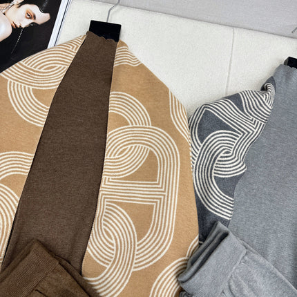 HERMES 25S THREE-PIECE KNIT SET 222