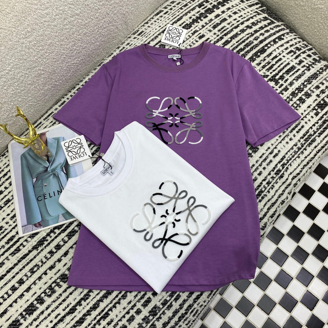 Loewe Round Neck T-shirt Cotton