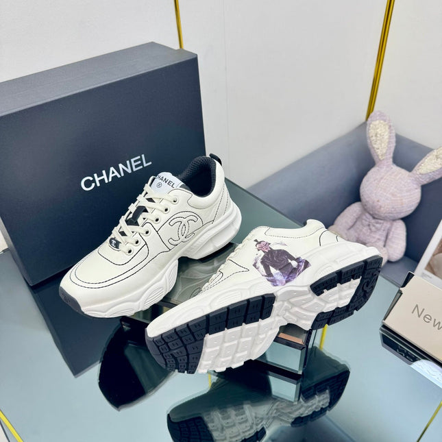 TRAINERS SNEAKER IN WHITE CALFSKIN WITH STICKER 238625