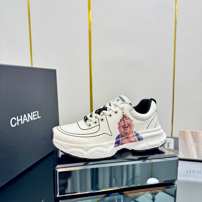 TRAINERS SNEAKER IN WHITE CALFSKIN WITH STICKER 238628