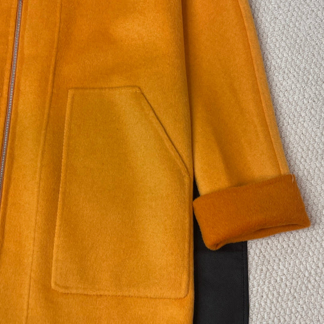 HERMES 25S REVERSIBLE LONG CASHMERE COAT 244