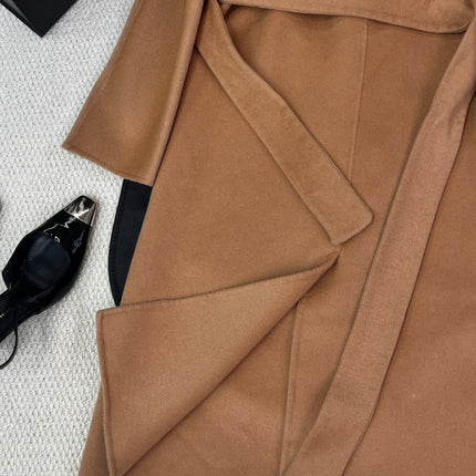 HERMES 25S REVERSIBLE LONG CASHMERE COAT 242