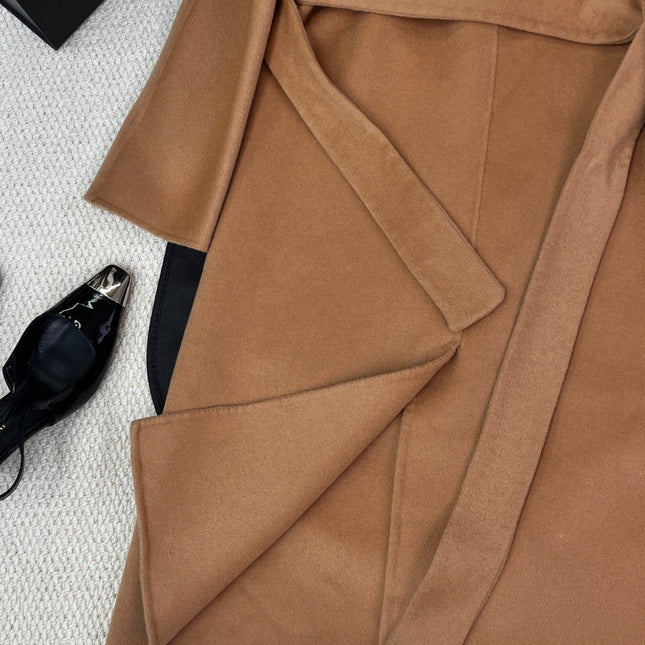 HERMES 25S REVERSIBLE LONG CASHMERE COAT 242