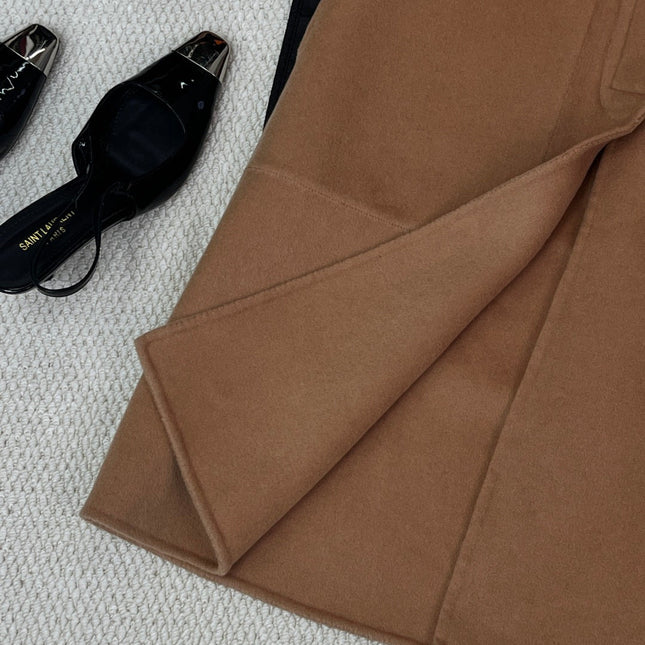 HERMES 25S REVERSIBLE LONG CASHMERE COAT 242