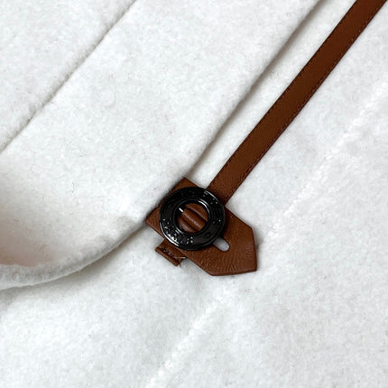 HERMES 25S REVERSIBLE LONG COAT 240