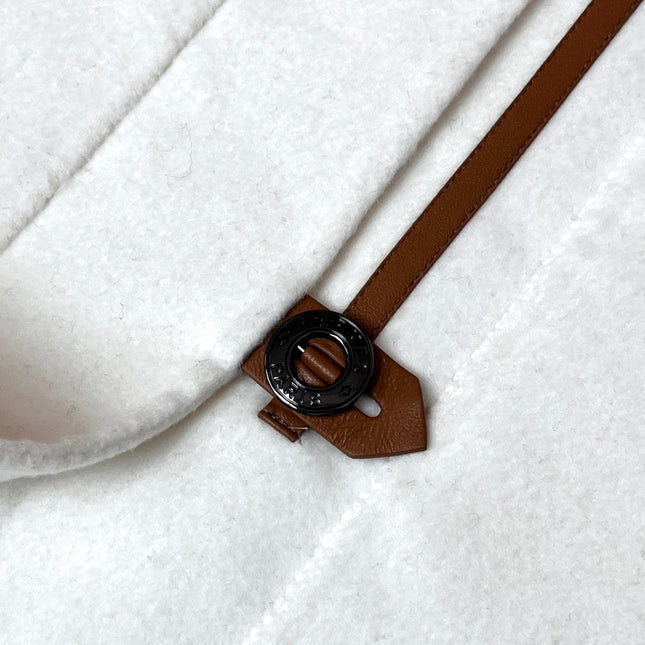 HERMES 25S REVERSIBLE LONG COAT 240