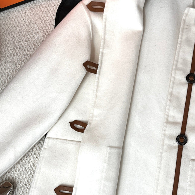 HERMES 25S REVERSIBLE LONG COAT 240