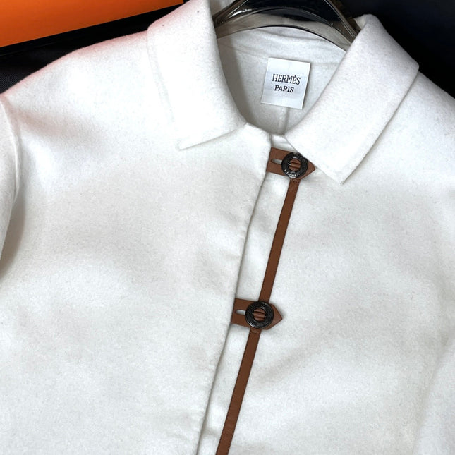 HERMES 25S REVERSIBLE LONG COAT 240