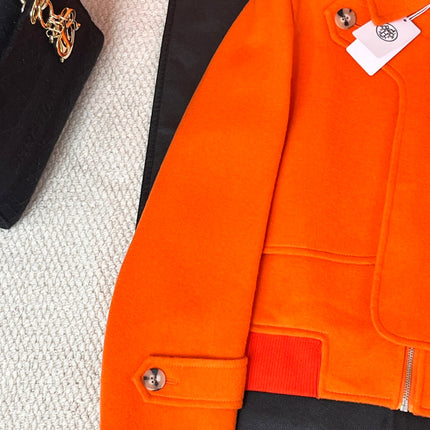 HERMES 25S REVERSIBLE SHORT CASHMERE COAT 238