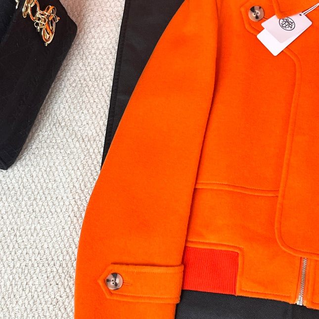 HERMES 25S REVERSIBLE SHORT CASHMERE COAT 238