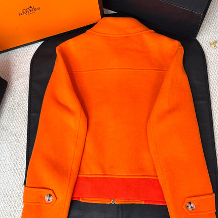 HERMES 25S REVERSIBLE SHORT CASHMERE COAT 238