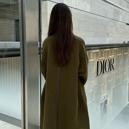 HERMES 25S REVERSIBLE LONG COAT 239