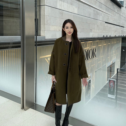 HERMES 25S REVERSIBLE LONG COAT 239