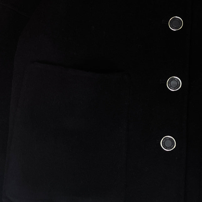 HERMES 25S SHORT CASHMERE COAT 211