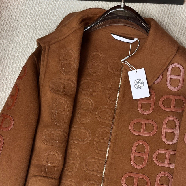 HERMES 25S SHORT PIG-NOSE COAT 202