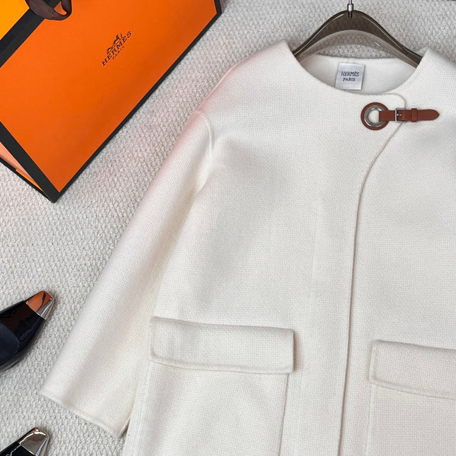 HERMES 25S CASHMERE COAT 197