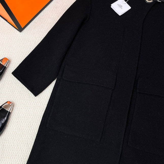 HERMES 25S CASHMERE COAT 196