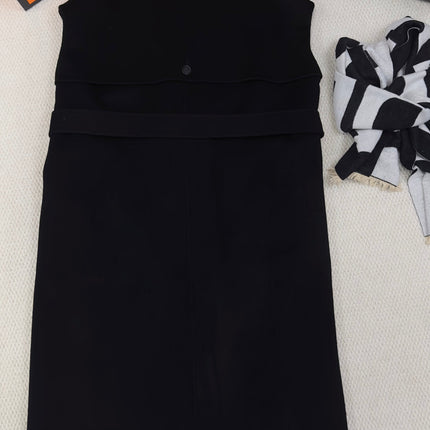 HERMES 25S LONG SLEEVELESS CASHMERE VEST 190