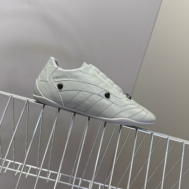 BALENCIAGA 25S SNEAKER IN GREY CALFSKIN