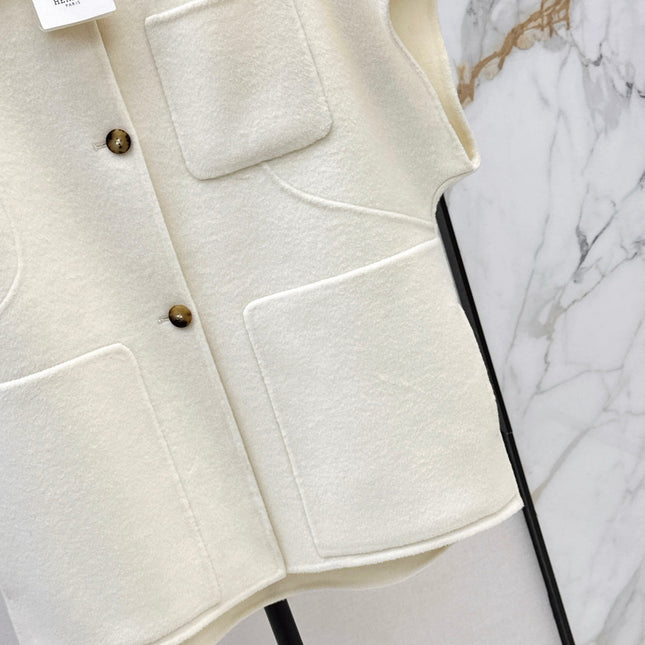 HERMES 25S PREMIUM REVERSIBLE KNIT VEST 278