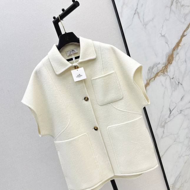 HERMES 25S PREMIUM REVERSIBLE KNIT VEST 278