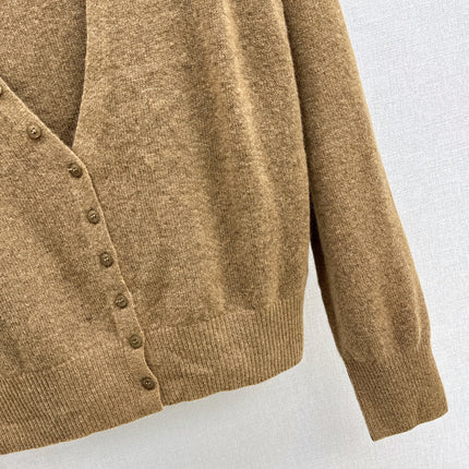 HERMES 25S V-NECK SWEATER 246