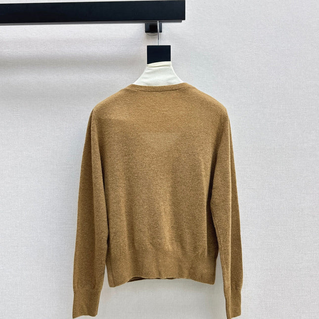 HERMES 25S V-NECK SWEATER 246