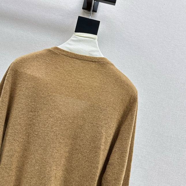 HERMES 25S V-NECK SWEATER 246