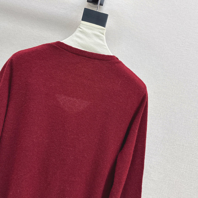 HERMES 25S V-NECK SWEATER 256