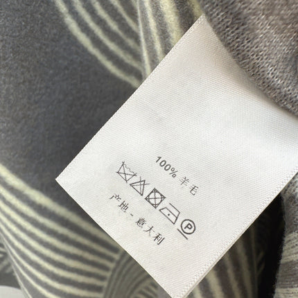 HERMES 25S JACQUARD CAPE COAT 320