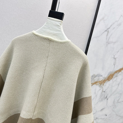 HERMES 25S PLAID KNIT CARDIGAN 291