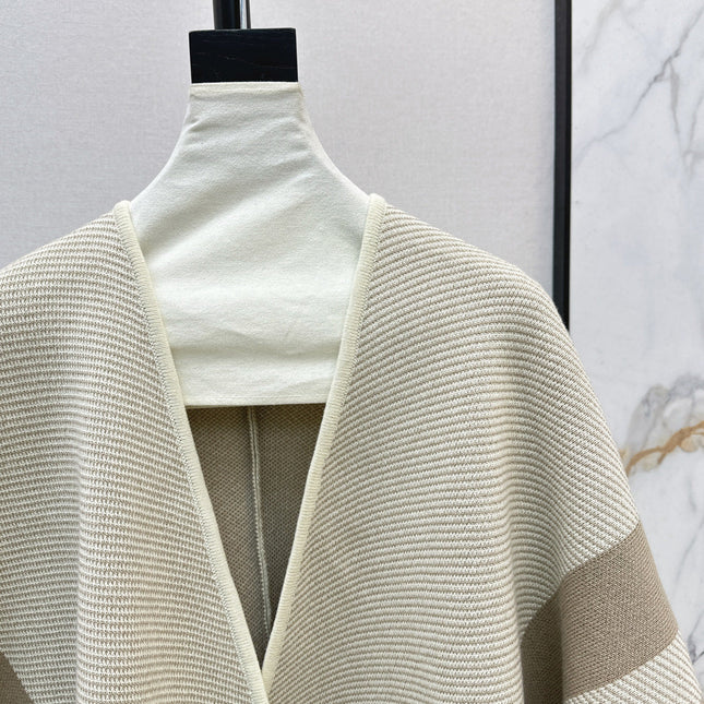 HERMES 25S PLAID KNIT CARDIGAN 291