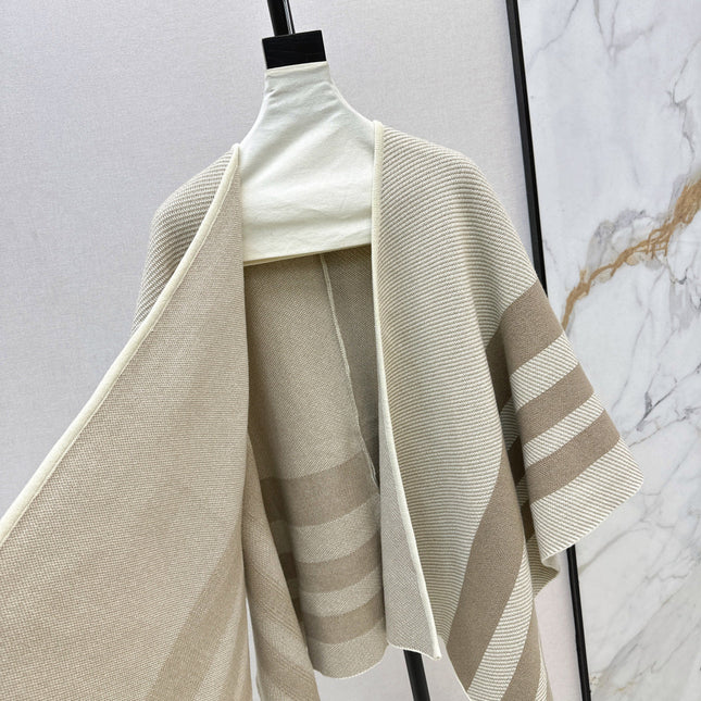 HERMES 25S PLAID KNIT CARDIGAN 291