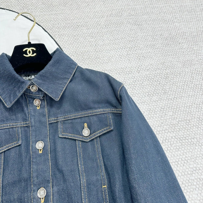 CC 25 Jacket Blue Denim Cotton