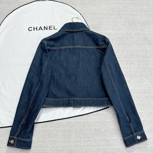 CC 25 Jacket Blue Denim Cotton