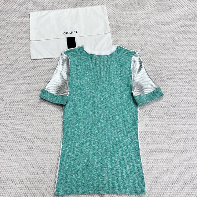 CC 25 Short Sleeves T- shirt Silver Cotton