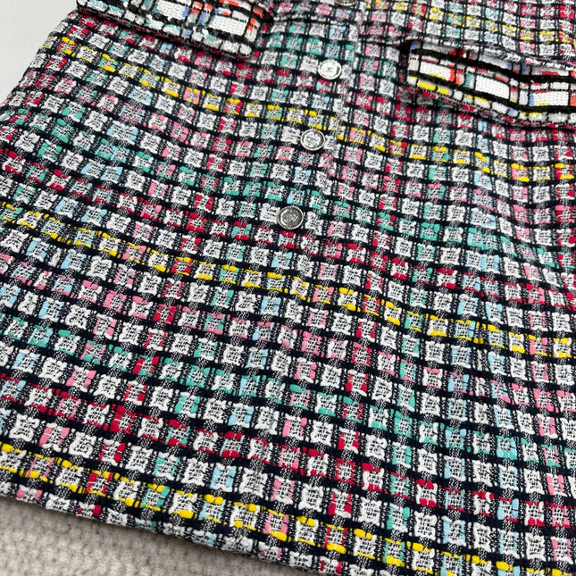 CC 25 Plaid Dress Multicolor Cotton