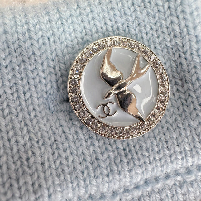 CC 25 Striped Culottes Blue Cashmere