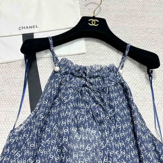 CC 25 Camisole Blue Silk