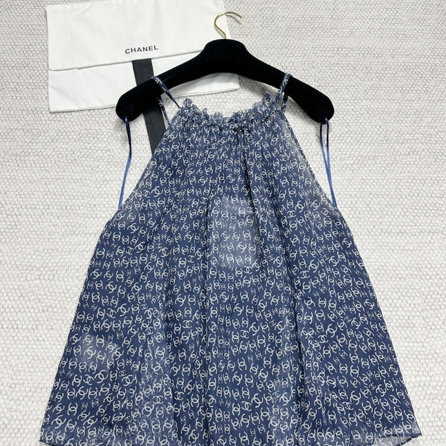 CC 25 Camisole Blue Silk