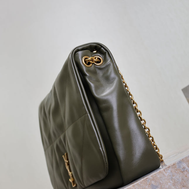 YSL 25S LARGE JAMIE 43 IN LIGHT MUSK LAMBSKIN GOLD HARDWRE