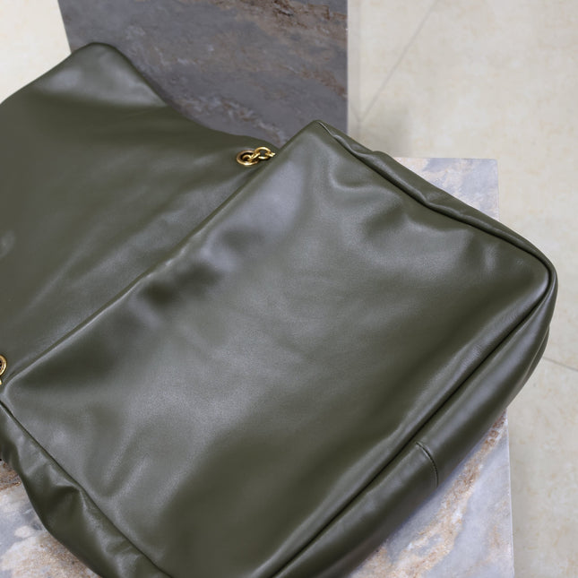 YSL 25S LARGE JAMIE 43 IN LIGHT MUSK LAMBSKIN GOLD HARDWRE