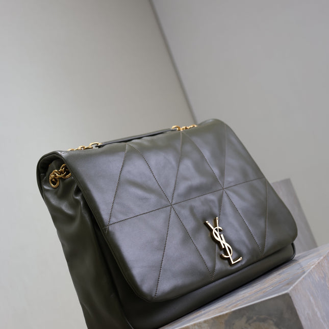 YSL 25S LARGE JAMIE 43 IN LIGHT MUSK LAMBSKIN GOLD HARDWRE