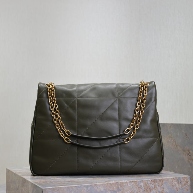 YSL 25S LARGE JAMIE 43 IN LIGHT MUSK LAMBSKIN GOLD HARDWRE