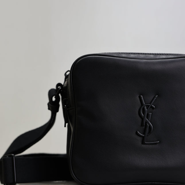 YSL 25S NIKI CAMERA BAG 19 IN BLACK CALFSKIN