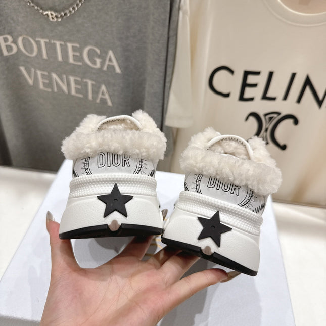 DIOR CHRONO SNEAKER 25S IN WHITE LAMBSKIN AND MESH FABRIC STYLE 7